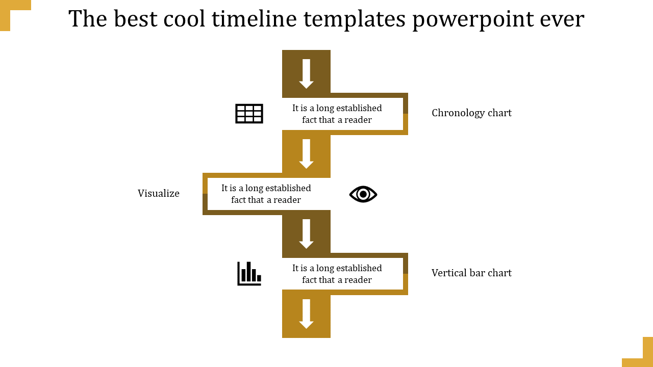Attractive Simple Cool Timeline Templates PowerPoint